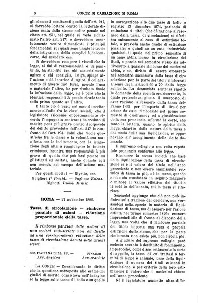 Annali della giurisprudenza italiana raccolta generale delle decisioni delle Corti di cassazione e d'appello in materia civile, criminale, commerciale, di diritto pubblico e amministrativo, e di procedura civile e penale