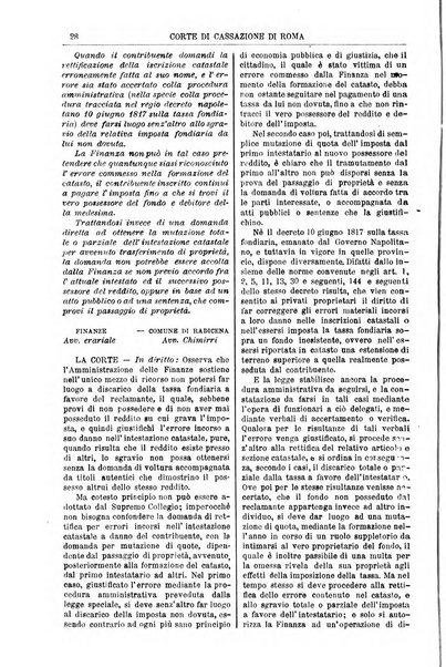 Annali della giurisprudenza italiana raccolta generale delle decisioni delle Corti di cassazione e d'appello in materia civile, criminale, commerciale, di diritto pubblico e amministrativo, e di procedura civile e penale