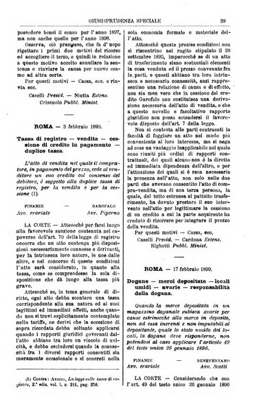 Annali della giurisprudenza italiana raccolta generale delle decisioni delle Corti di cassazione e d'appello in materia civile, criminale, commerciale, di diritto pubblico e amministrativo, e di procedura civile e penale