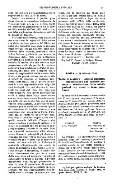 Annali della giurisprudenza italiana raccolta generale delle decisioni delle Corti di cassazione e d'appello in materia civile, criminale, commerciale, di diritto pubblico e amministrativo, e di procedura civile e penale