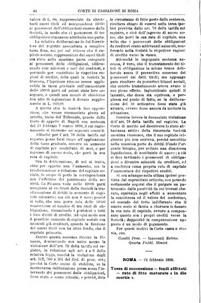 Annali della giurisprudenza italiana raccolta generale delle decisioni delle Corti di cassazione e d'appello in materia civile, criminale, commerciale, di diritto pubblico e amministrativo, e di procedura civile e penale