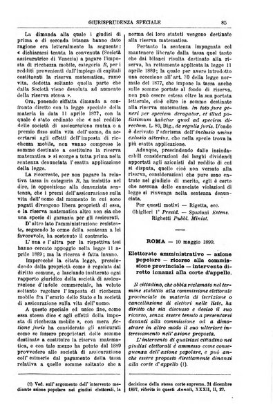 Annali della giurisprudenza italiana raccolta generale delle decisioni delle Corti di cassazione e d'appello in materia civile, criminale, commerciale, di diritto pubblico e amministrativo, e di procedura civile e penale