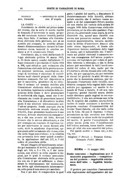 Annali della giurisprudenza italiana raccolta generale delle decisioni delle Corti di cassazione e d'appello in materia civile, criminale, commerciale, di diritto pubblico e amministrativo, e di procedura civile e penale