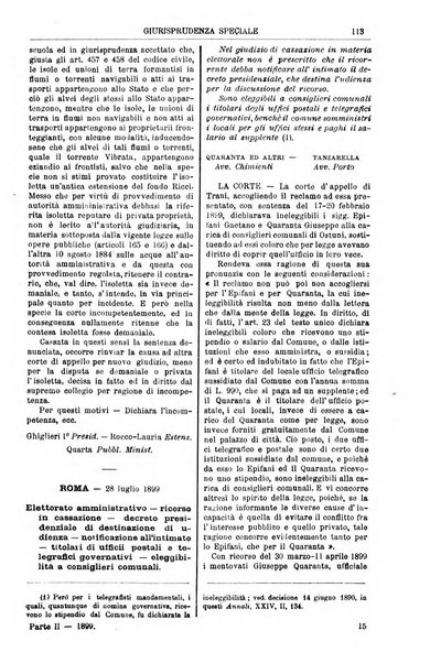 Annali della giurisprudenza italiana raccolta generale delle decisioni delle Corti di cassazione e d'appello in materia civile, criminale, commerciale, di diritto pubblico e amministrativo, e di procedura civile e penale