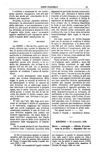 Annali della giurisprudenza italiana raccolta generale delle decisioni delle Corti di cassazione e d'appello in materia civile, criminale, commerciale, di diritto pubblico e amministrativo, e di procedura civile e penale