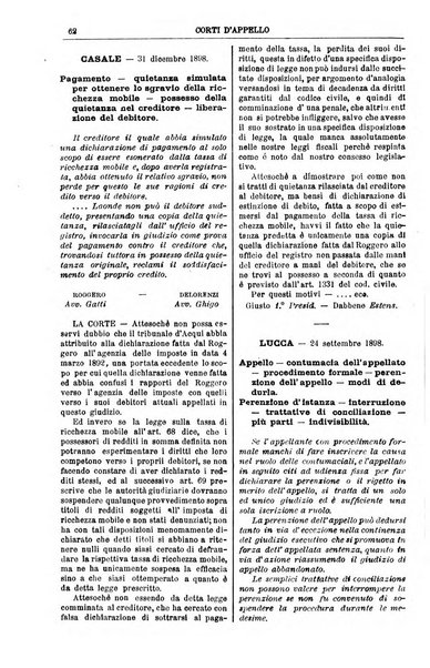 Annali della giurisprudenza italiana raccolta generale delle decisioni delle Corti di cassazione e d'appello in materia civile, criminale, commerciale, di diritto pubblico e amministrativo, e di procedura civile e penale