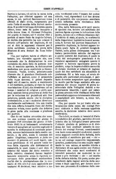 Annali della giurisprudenza italiana raccolta generale delle decisioni delle Corti di cassazione e d'appello in materia civile, criminale, commerciale, di diritto pubblico e amministrativo, e di procedura civile e penale