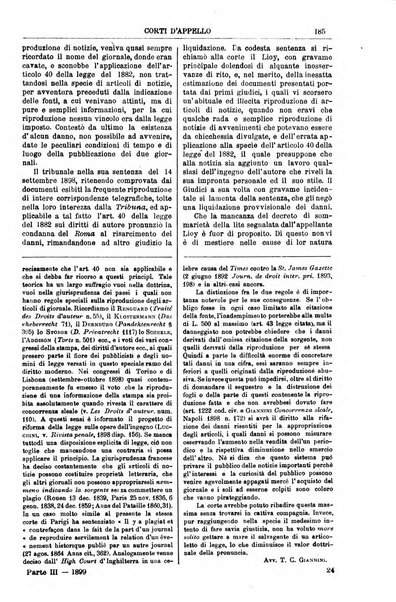 Annali della giurisprudenza italiana raccolta generale delle decisioni delle Corti di cassazione e d'appello in materia civile, criminale, commerciale, di diritto pubblico e amministrativo, e di procedura civile e penale