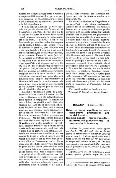 Annali della giurisprudenza italiana raccolta generale delle decisioni delle Corti di cassazione e d'appello in materia civile, criminale, commerciale, di diritto pubblico e amministrativo, e di procedura civile e penale