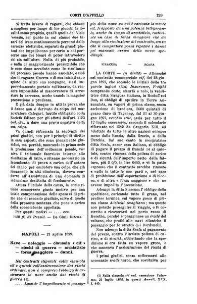 Annali della giurisprudenza italiana raccolta generale delle decisioni delle Corti di cassazione e d'appello in materia civile, criminale, commerciale, di diritto pubblico e amministrativo, e di procedura civile e penale