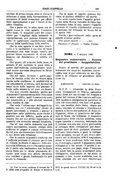 Annali della giurisprudenza italiana raccolta generale delle decisioni delle Corti di cassazione e d'appello in materia civile, criminale, commerciale, di diritto pubblico e amministrativo, e di procedura civile e penale