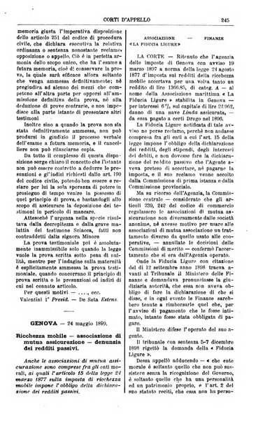 Annali della giurisprudenza italiana raccolta generale delle decisioni delle Corti di cassazione e d'appello in materia civile, criminale, commerciale, di diritto pubblico e amministrativo, e di procedura civile e penale