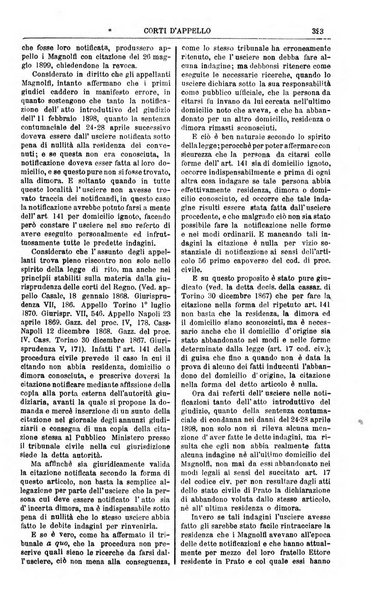 Annali della giurisprudenza italiana raccolta generale delle decisioni delle Corti di cassazione e d'appello in materia civile, criminale, commerciale, di diritto pubblico e amministrativo, e di procedura civile e penale