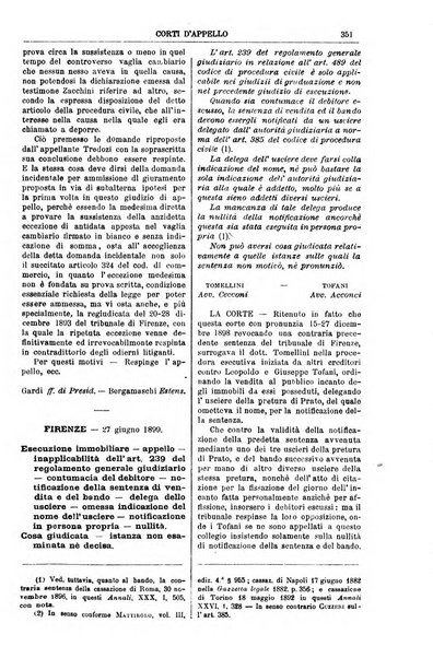 Annali della giurisprudenza italiana raccolta generale delle decisioni delle Corti di cassazione e d'appello in materia civile, criminale, commerciale, di diritto pubblico e amministrativo, e di procedura civile e penale