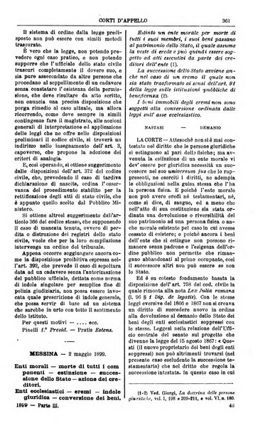 Annali della giurisprudenza italiana raccolta generale delle decisioni delle Corti di cassazione e d'appello in materia civile, criminale, commerciale, di diritto pubblico e amministrativo, e di procedura civile e penale