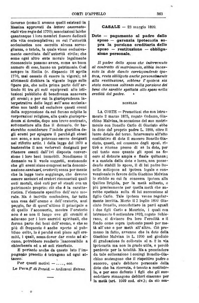 Annali della giurisprudenza italiana raccolta generale delle decisioni delle Corti di cassazione e d'appello in materia civile, criminale, commerciale, di diritto pubblico e amministrativo, e di procedura civile e penale