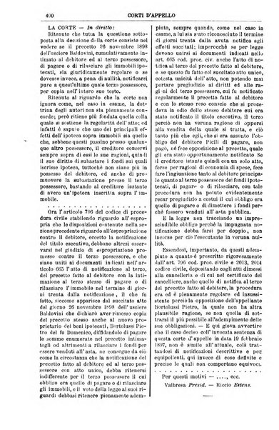 Annali della giurisprudenza italiana raccolta generale delle decisioni delle Corti di cassazione e d'appello in materia civile, criminale, commerciale, di diritto pubblico e amministrativo, e di procedura civile e penale