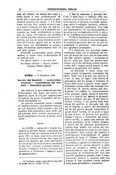 Annali della giurisprudenza italiana raccolta generale delle decisioni delle Corti di cassazione e d'appello in materia civile, criminale, commerciale, di diritto pubblico e amministrativo, e di procedura civile e penale