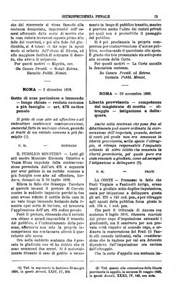 Annali della giurisprudenza italiana raccolta generale delle decisioni delle Corti di cassazione e d'appello in materia civile, criminale, commerciale, di diritto pubblico e amministrativo, e di procedura civile e penale