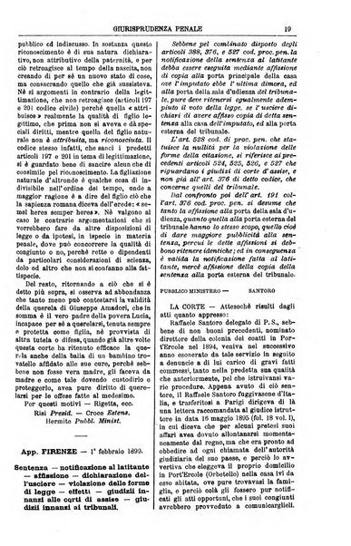 Annali della giurisprudenza italiana raccolta generale delle decisioni delle Corti di cassazione e d'appello in materia civile, criminale, commerciale, di diritto pubblico e amministrativo, e di procedura civile e penale