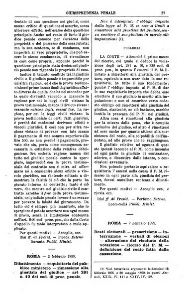 Annali della giurisprudenza italiana raccolta generale delle decisioni delle Corti di cassazione e d'appello in materia civile, criminale, commerciale, di diritto pubblico e amministrativo, e di procedura civile e penale