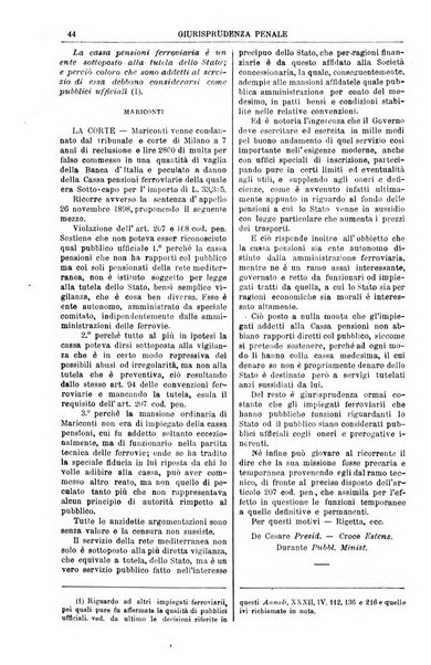 Annali della giurisprudenza italiana raccolta generale delle decisioni delle Corti di cassazione e d'appello in materia civile, criminale, commerciale, di diritto pubblico e amministrativo, e di procedura civile e penale