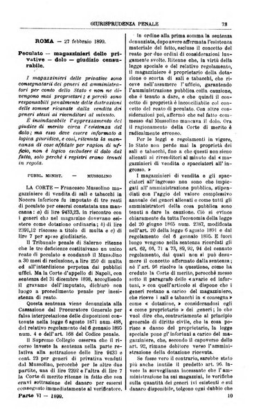 Annali della giurisprudenza italiana raccolta generale delle decisioni delle Corti di cassazione e d'appello in materia civile, criminale, commerciale, di diritto pubblico e amministrativo, e di procedura civile e penale