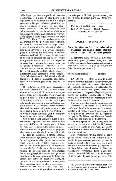 Annali della giurisprudenza italiana raccolta generale delle decisioni delle Corti di cassazione e d'appello in materia civile, criminale, commerciale, di diritto pubblico e amministrativo, e di procedura civile e penale