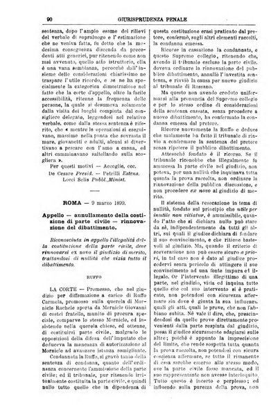 Annali della giurisprudenza italiana raccolta generale delle decisioni delle Corti di cassazione e d'appello in materia civile, criminale, commerciale, di diritto pubblico e amministrativo, e di procedura civile e penale