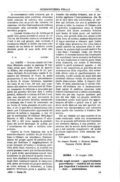 Annali della giurisprudenza italiana raccolta generale delle decisioni delle Corti di cassazione e d'appello in materia civile, criminale, commerciale, di diritto pubblico e amministrativo, e di procedura civile e penale