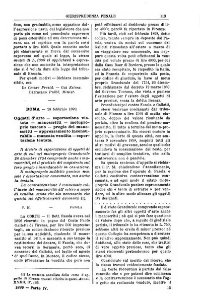 Annali della giurisprudenza italiana raccolta generale delle decisioni delle Corti di cassazione e d'appello in materia civile, criminale, commerciale, di diritto pubblico e amministrativo, e di procedura civile e penale