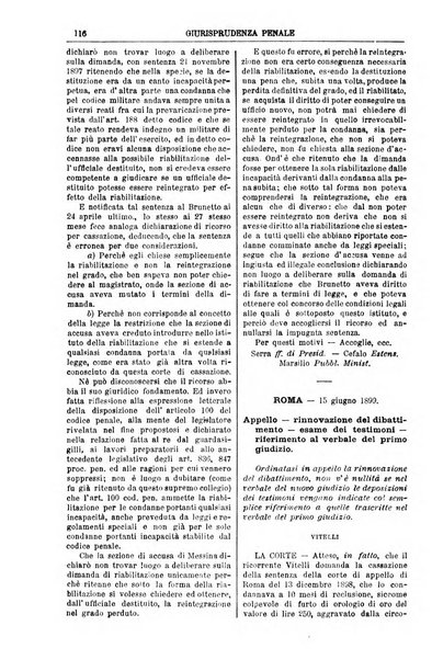 Annali della giurisprudenza italiana raccolta generale delle decisioni delle Corti di cassazione e d'appello in materia civile, criminale, commerciale, di diritto pubblico e amministrativo, e di procedura civile e penale