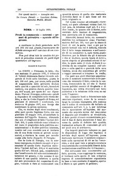 Annali della giurisprudenza italiana raccolta generale delle decisioni delle Corti di cassazione e d'appello in materia civile, criminale, commerciale, di diritto pubblico e amministrativo, e di procedura civile e penale