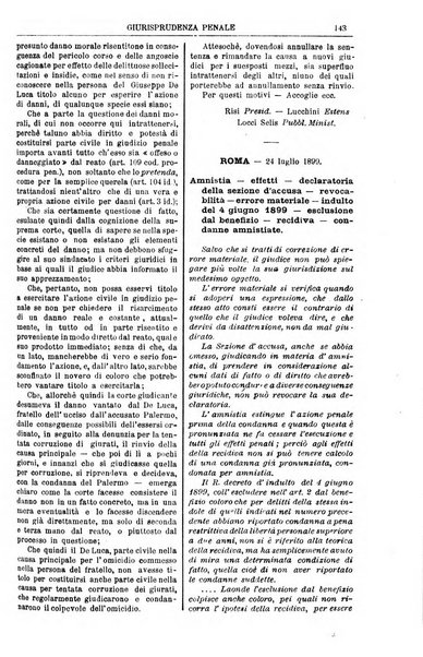 Annali della giurisprudenza italiana raccolta generale delle decisioni delle Corti di cassazione e d'appello in materia civile, criminale, commerciale, di diritto pubblico e amministrativo, e di procedura civile e penale