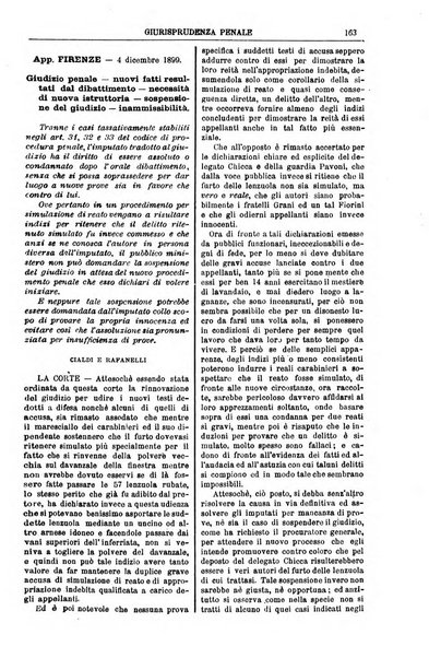 Annali della giurisprudenza italiana raccolta generale delle decisioni delle Corti di cassazione e d'appello in materia civile, criminale, commerciale, di diritto pubblico e amministrativo, e di procedura civile e penale