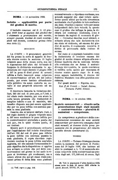 Annali della giurisprudenza italiana raccolta generale delle decisioni delle Corti di cassazione e d'appello in materia civile, criminale, commerciale, di diritto pubblico e amministrativo, e di procedura civile e penale