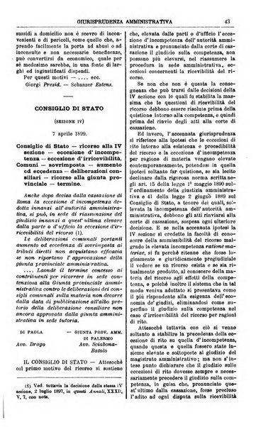 Annali della giurisprudenza italiana raccolta generale delle decisioni delle Corti di cassazione e d'appello in materia civile, criminale, commerciale, di diritto pubblico e amministrativo, e di procedura civile e penale