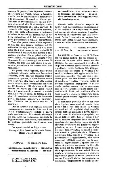 Annali della giurisprudenza italiana raccolta generale delle decisioni delle Corti di cassazione e d'appello in materia civile, criminale, commerciale, di diritto pubblico e amministrativo, e di procedura civile e penale