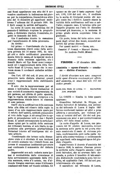 Annali della giurisprudenza italiana raccolta generale delle decisioni delle Corti di cassazione e d'appello in materia civile, criminale, commerciale, di diritto pubblico e amministrativo, e di procedura civile e penale