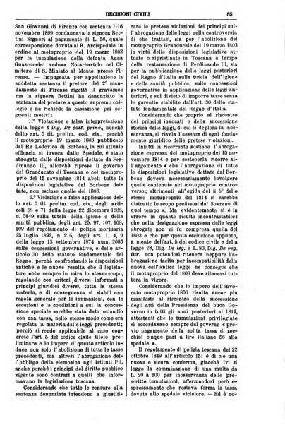 Annali della giurisprudenza italiana raccolta generale delle decisioni delle Corti di cassazione e d'appello in materia civile, criminale, commerciale, di diritto pubblico e amministrativo, e di procedura civile e penale