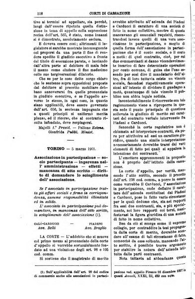 Annali della giurisprudenza italiana raccolta generale delle decisioni delle Corti di cassazione e d'appello in materia civile, criminale, commerciale, di diritto pubblico e amministrativo, e di procedura civile e penale