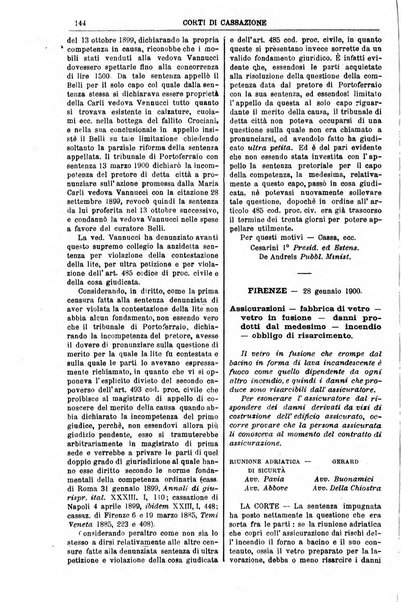 Annali della giurisprudenza italiana raccolta generale delle decisioni delle Corti di cassazione e d'appello in materia civile, criminale, commerciale, di diritto pubblico e amministrativo, e di procedura civile e penale