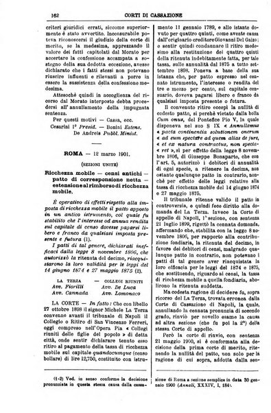 Annali della giurisprudenza italiana raccolta generale delle decisioni delle Corti di cassazione e d'appello in materia civile, criminale, commerciale, di diritto pubblico e amministrativo, e di procedura civile e penale