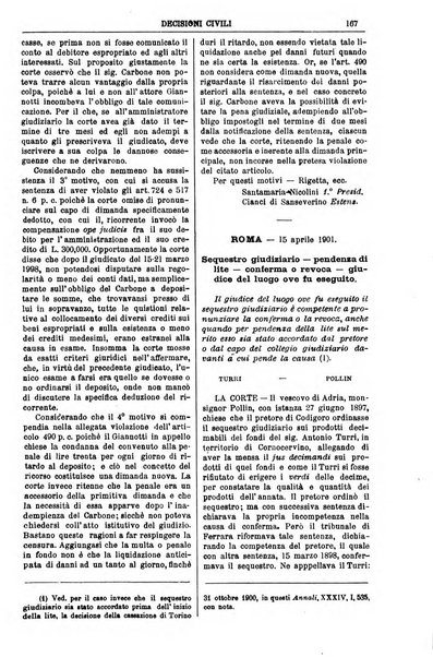 Annali della giurisprudenza italiana raccolta generale delle decisioni delle Corti di cassazione e d'appello in materia civile, criminale, commerciale, di diritto pubblico e amministrativo, e di procedura civile e penale