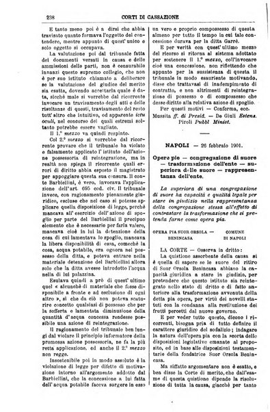 Annali della giurisprudenza italiana raccolta generale delle decisioni delle Corti di cassazione e d'appello in materia civile, criminale, commerciale, di diritto pubblico e amministrativo, e di procedura civile e penale