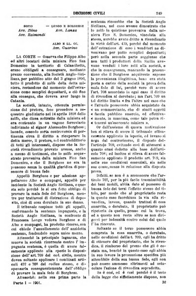 Annali della giurisprudenza italiana raccolta generale delle decisioni delle Corti di cassazione e d'appello in materia civile, criminale, commerciale, di diritto pubblico e amministrativo, e di procedura civile e penale