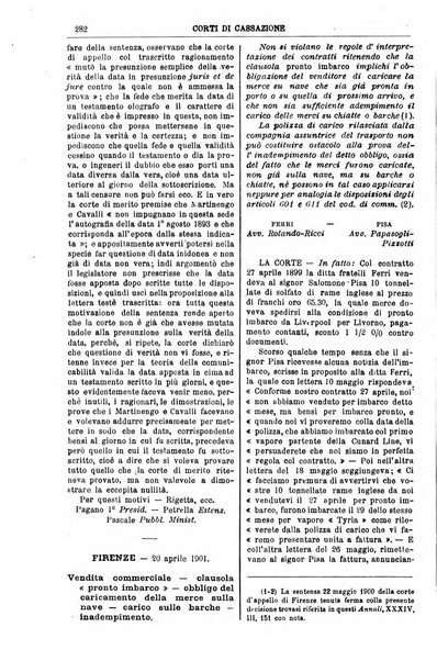 Annali della giurisprudenza italiana raccolta generale delle decisioni delle Corti di cassazione e d'appello in materia civile, criminale, commerciale, di diritto pubblico e amministrativo, e di procedura civile e penale