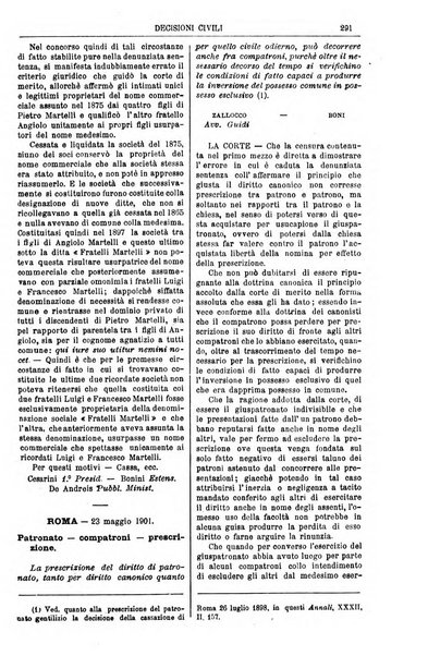 Annali della giurisprudenza italiana raccolta generale delle decisioni delle Corti di cassazione e d'appello in materia civile, criminale, commerciale, di diritto pubblico e amministrativo, e di procedura civile e penale