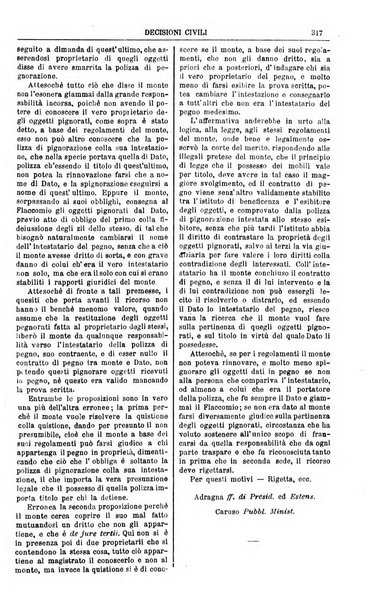 Annali della giurisprudenza italiana raccolta generale delle decisioni delle Corti di cassazione e d'appello in materia civile, criminale, commerciale, di diritto pubblico e amministrativo, e di procedura civile e penale