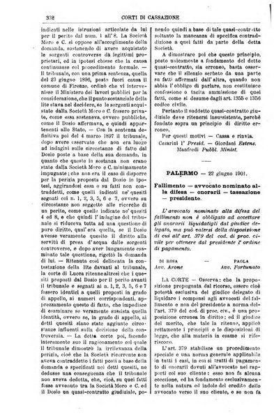 Annali della giurisprudenza italiana raccolta generale delle decisioni delle Corti di cassazione e d'appello in materia civile, criminale, commerciale, di diritto pubblico e amministrativo, e di procedura civile e penale